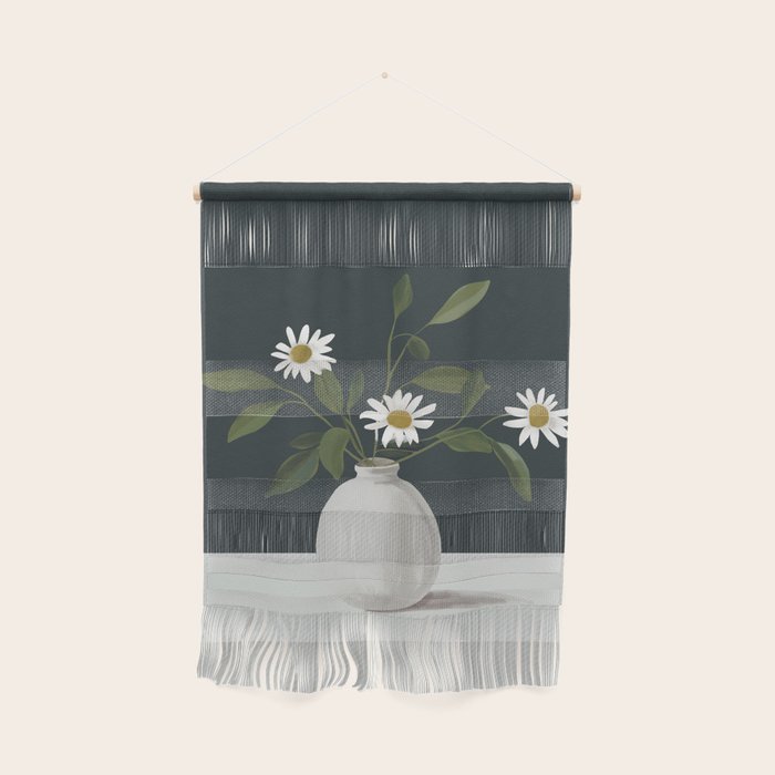 Minimalist Daisy Flowers 2 Wall Hanging Gallery Image 1