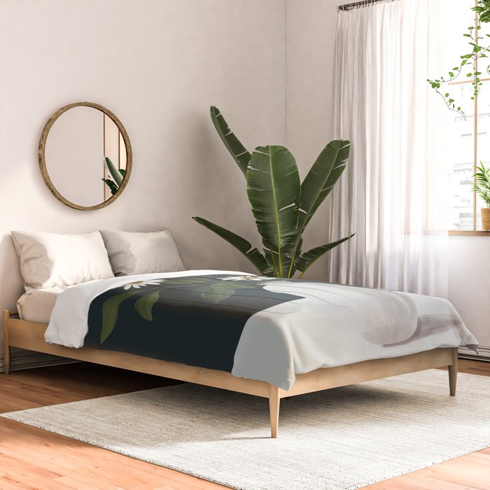 Minimalist Daisy Flowers 2 Comforter Gallery Image 2