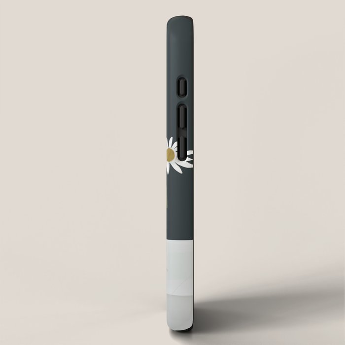 Minimalist Daisy Flowers 2 iPhone Case Gallery Image 2