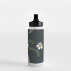 Minimalist Daisy Flowers 2 Water Bottle Gallery Image 2