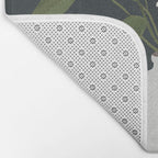 Minimalist Daisy Flowers 2 Bath Mat Gallery Image 2