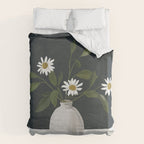 Minimalist Daisy Flowers 2 Duvet Cover Gallery Image 6