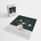 Minimalist Daisy Flowers 2 Jigsaw Puzzle Gallery Image 2