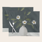 Minimalist Daisy Flowers 2 Placemat Gallery Image 1