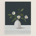 Minimalist Daisy Flowers 2 Jigsaw Puzzle Gallery Image 1