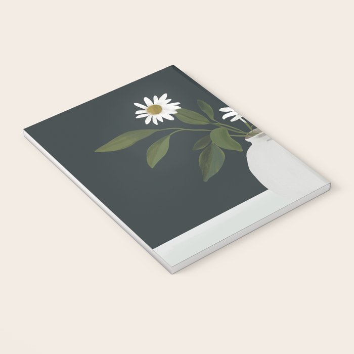 Minimalist Daisy Flowers 2 Notebook Gallery Image 3