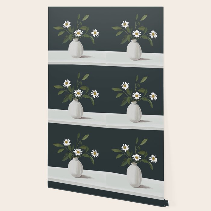 Minimalist Daisy Flowers 2 Wallpaper Gallery Image 2