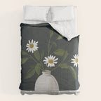 Minimalist Daisy Flowers 2 Comforter Gallery Image 6