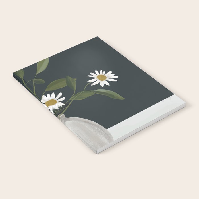Minimalist Daisy Flowers 2 Notebook Gallery Image 2