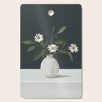 Minimalist Daisy Flowers 2 Cutting Board Gallery Image 1