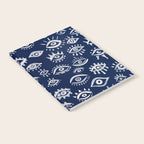 Mystic Eyes - White on Navy Notebook Gallery Image 2
