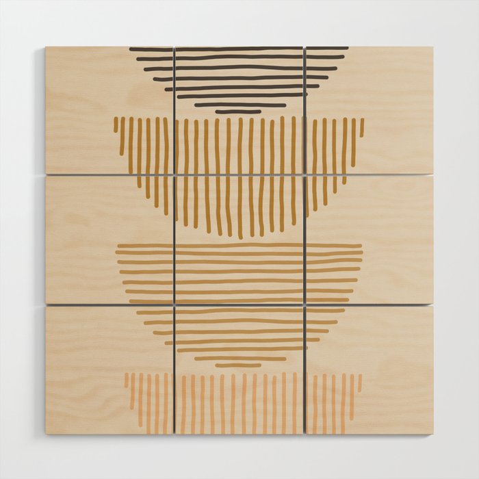 stacks Wood Wall Art Gallery Image 1