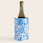Winter Forest Woodland Animals in Blue Wine Chiller Gallery Image 1