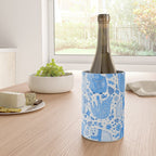 Winter Forest Woodland Animals in Blue Wine Chiller Gallery Image 4