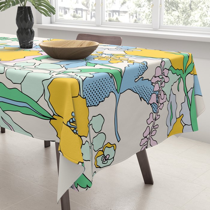 Exhibition of modern graphic art Madrid Tablecloth Gallery Image 3