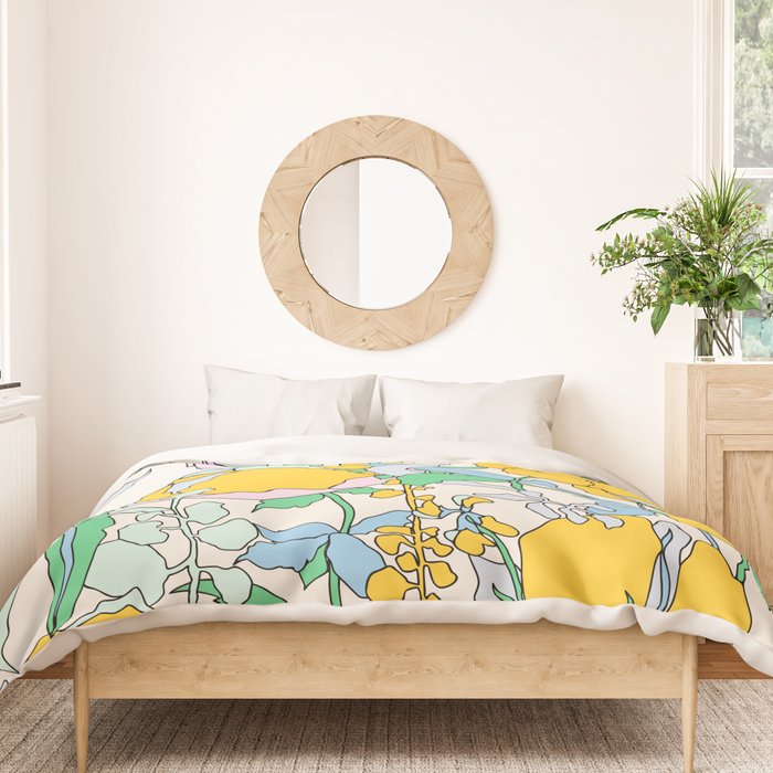 Exhibition of modern graphic art Madrid Duvet Cover Gallery Image 3