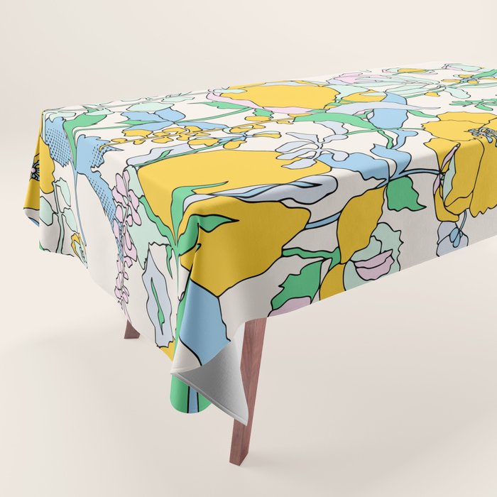 Exhibition of modern graphic art Madrid Tablecloth Gallery Image 1