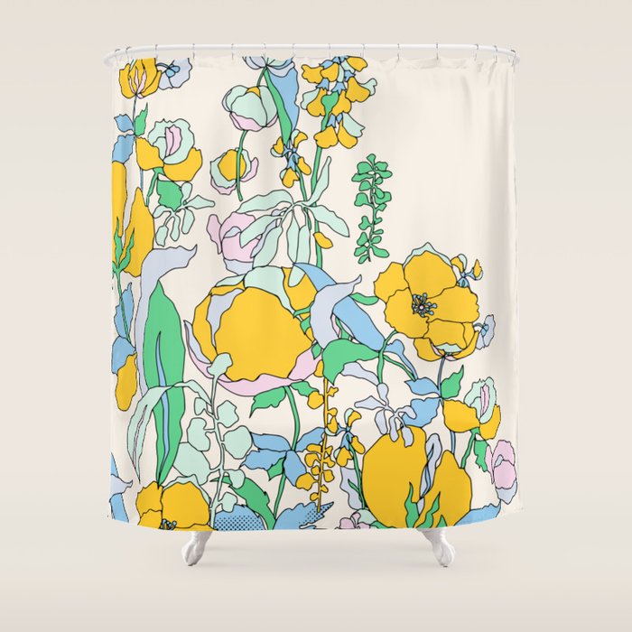 Exhibition of modern graphic art Madrid Shower Curtain Gallery Image 1