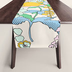 Exhibition of modern graphic art Madrid Table Runner Gallery Image 1