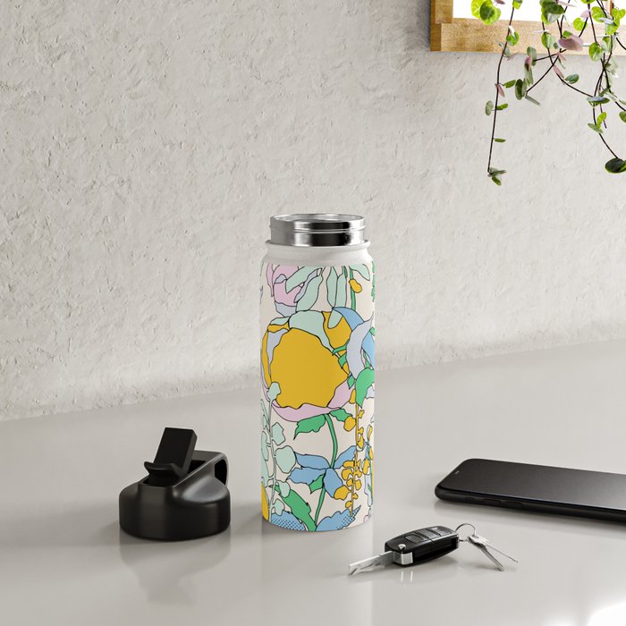 Exhibition of modern graphic art Madrid Water Bottle Gallery Image 4
