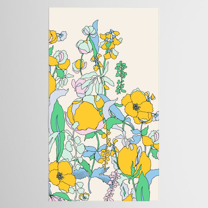 Exhibition of modern graphic art Madrid Tablecloth Gallery Image 2