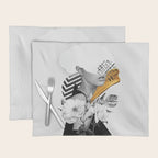 collage art (girl) Placemat Gallery Image 1