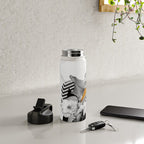 collage art (girl) Water Bottle Gallery Image 5