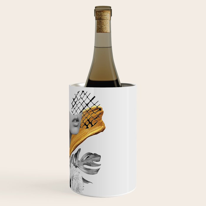 collage art (girl) Wine Chiller Gallery Image 3