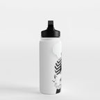 collage art (girl) Water Bottle Gallery Image 3