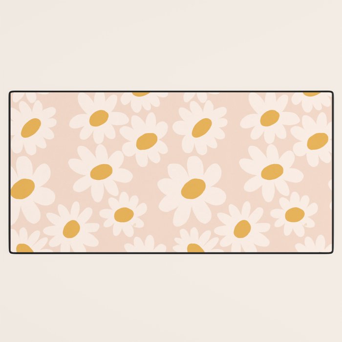 Soft daisies Desk Mat Gallery Image 3
