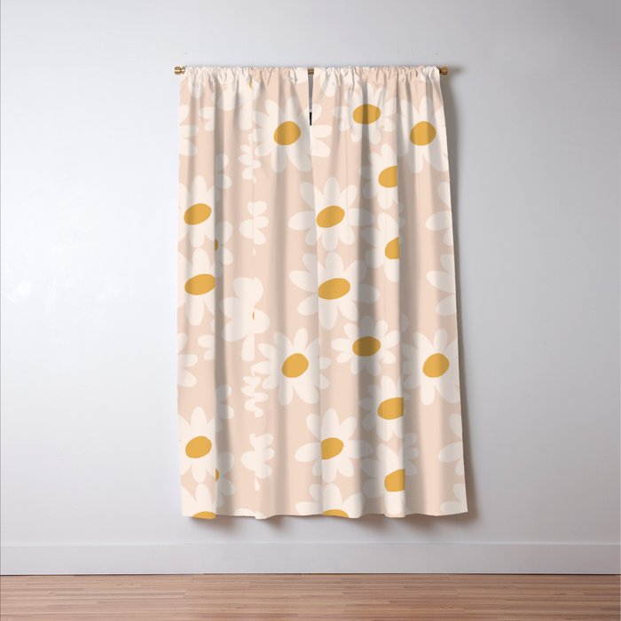 Soft daisies Window Curtain Gallery Image 3