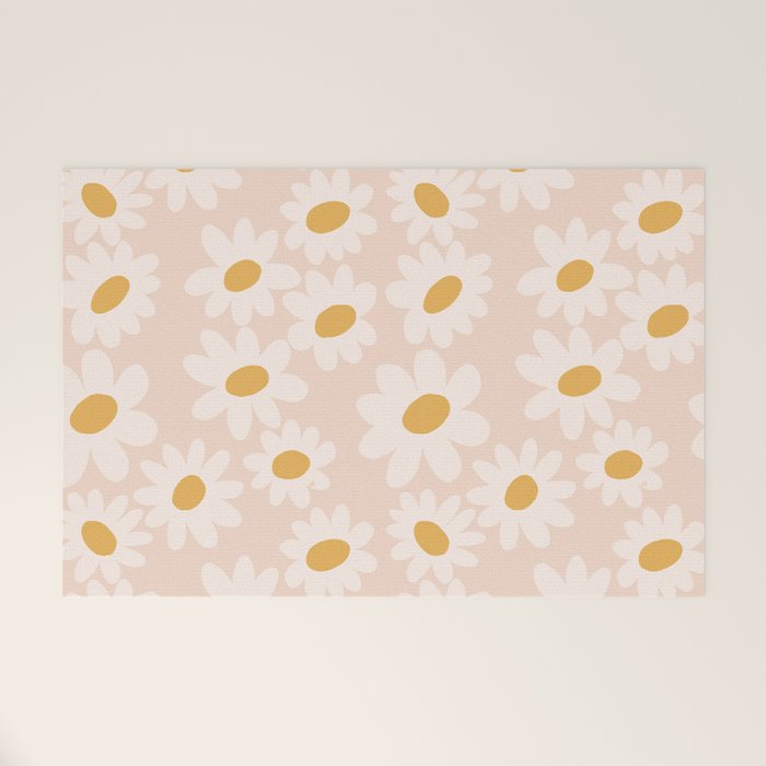 Soft daisies Welcome Mat Gallery Image 1