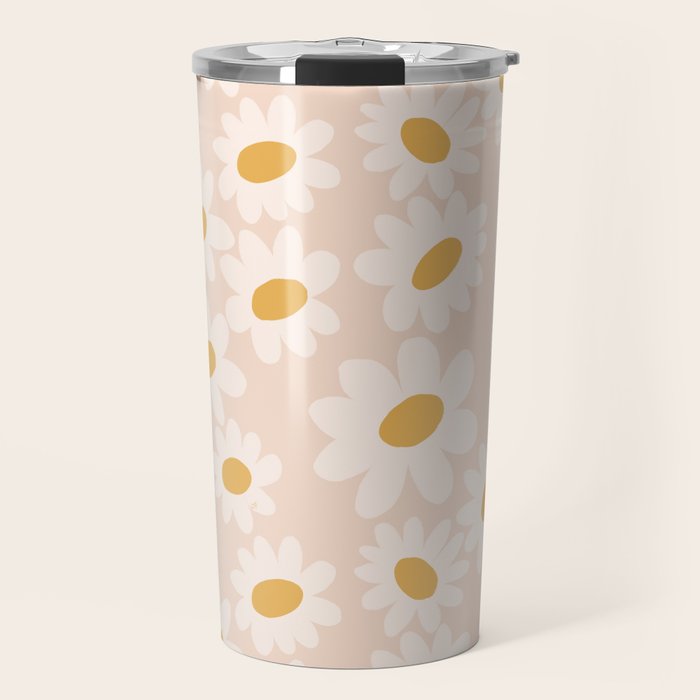 Soft daisies Travel Mug Gallery Image 1
