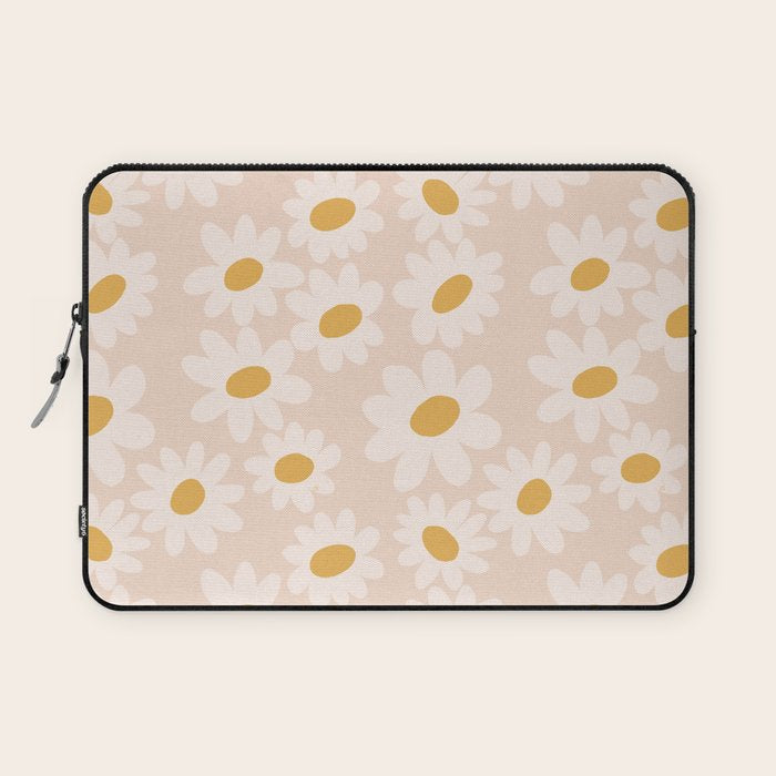 Soft daisies Laptop Sleeve Gallery Image 1