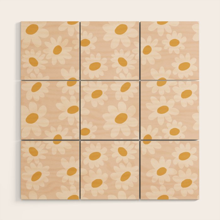 Soft daisies Wood Wall Art Gallery Image 1