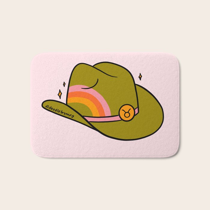 Taurus Cowboy Hat Bath Mat Gallery Image 1