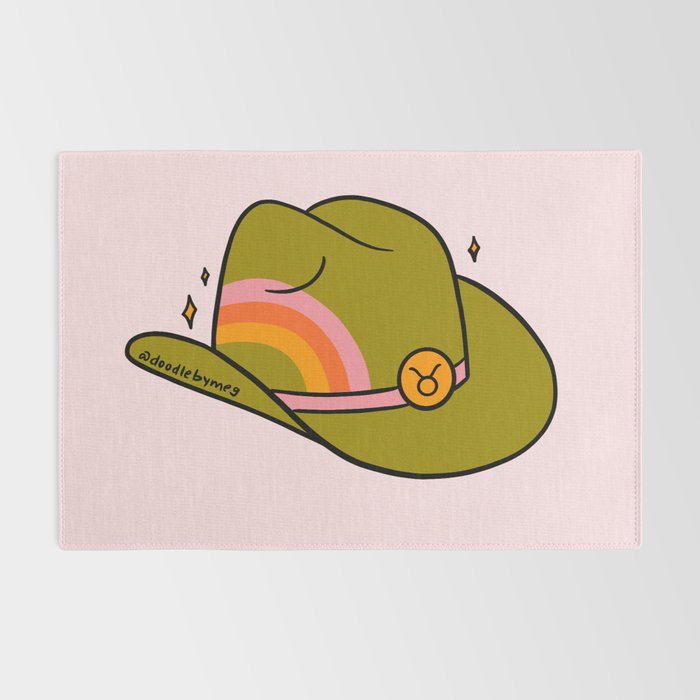 Taurus Cowboy Hat Rug Gallery Image 2