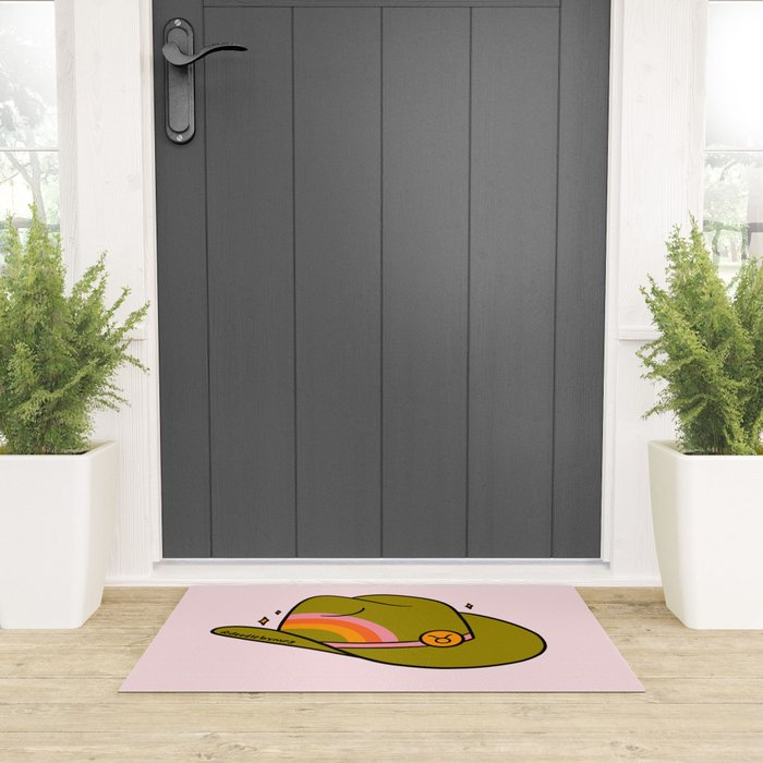 Taurus Cowboy Hat Welcome Mat Gallery Image 3