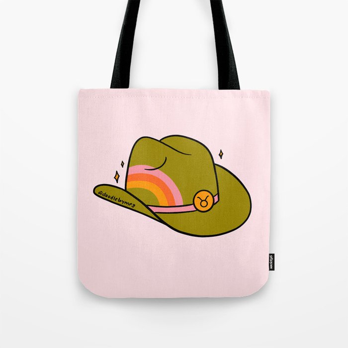 Taurus Cowboy Hat Tote Bag Gallery Image 1