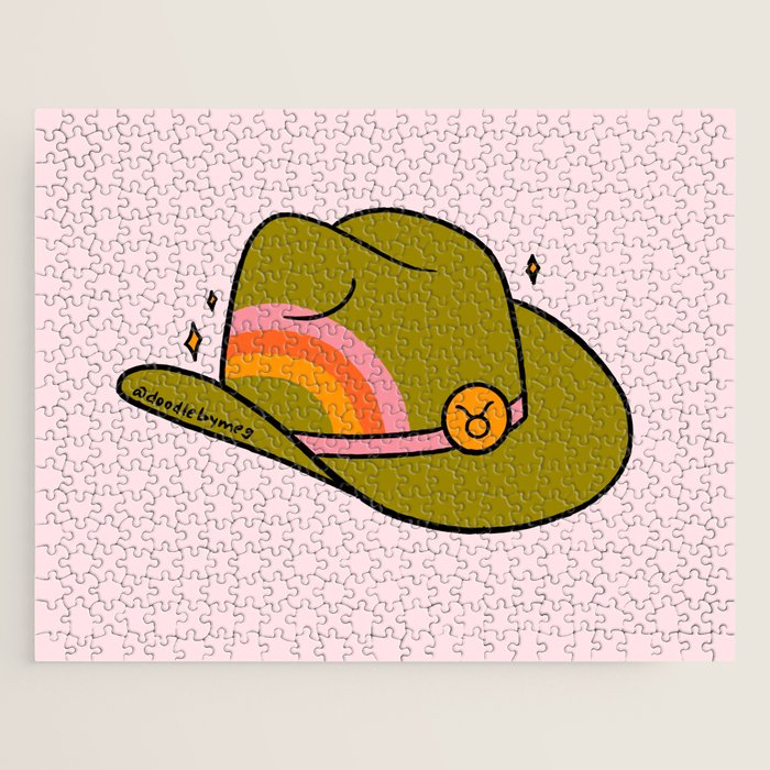 Taurus Cowboy Hat Jigsaw Puzzle Gallery Image 1