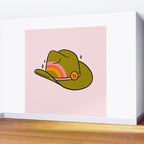 Taurus Cowboy Hat Wall Mural Gallery Image 2