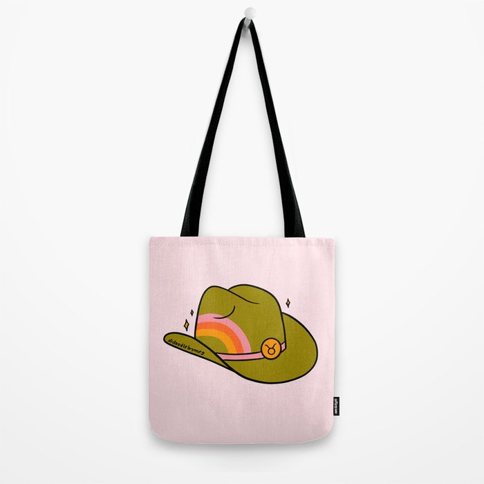 Taurus Cowboy Hat Tote Bag Gallery Image 2