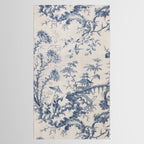 Jean Baptiste Pillement Chinoiserie Toile de Jouy Tablecloth Gallery Image 2