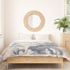 Jean Baptiste Pillement Chinoiserie Toile de Jouy Duvet Cover Gallery Image 3