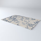 Jean Baptiste Pillement Chinoiserie Toile de Jouy Rug Gallery Image 3
