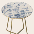 Jean Baptiste Pillement Chinoiserie Toile de Jouy Side Table Gallery Image 2