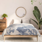 Jean Baptiste Pillement Chinoiserie Toile de Jouy Comforter Gallery Image 3