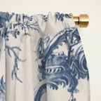 Jean Baptiste Pillement Chinoiserie Toile de Jouy Window Curtain Gallery Image 2