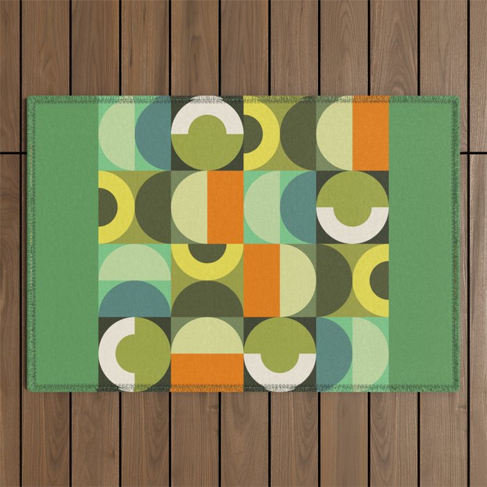 Modern Geometric 90B Outdoor Rug Gallery Image 1