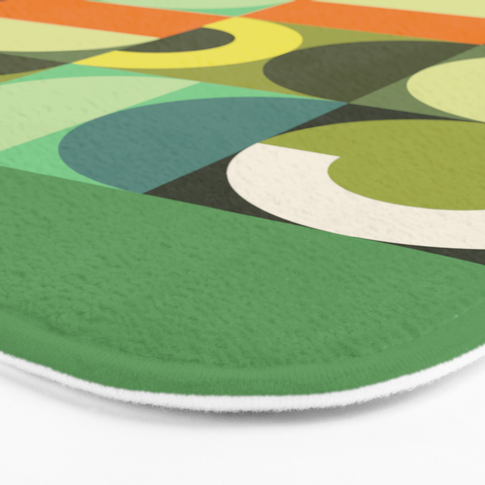 Modern Geometric 90B Bath Mat Gallery Image 3